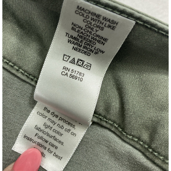 Maurices‎ M Jeans Womens Size L Reg Military Green Denim Stretch Skinny - Picture 5 of 10